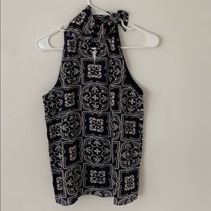 Navy Tank Top Blouse